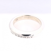 デザインリング 指輪 18460 バーバリーブラックレーベル シルバー系 メンズ レディース ロゴ刻印