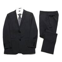 ナローノッチドラペルシングルテーラードジャケットスーツ 40L バーバリーブラックレーベル 66258 BURBERRY BLACK LABEL グレー メンズ