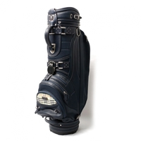 バーバリー■BURBERRY ゴルフバッグ キャディバッグ ネイビー　烏帽子カバーなし 87×104 バーバリーゴルフ 68421 BURBERRY GOLF ブラック メンズ