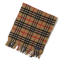 バーバリーズ チェックマフラー 41794 ベージュ系 カシミア100％ 定番バーバリーチェックデザイン