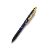 バーバリーズ ボールペン 37430 ネイビー系 高級感ある艶有りマーブル模様