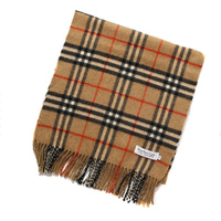 バーバリーズ 英国チェックマフラー 32371 ベージュ系