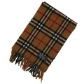 バーバリーズ 英国チェックマフラー ベージュ系 メンズ レディース 30932