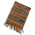 バーバリーズ　チェックマフラー　31752　茶　冬にピッタリのアイテムです♪