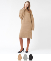 フェザーヤーンボトルネックニットワンピース〔第1弾！予約販売〕