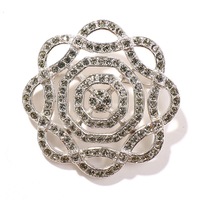 フラワーブローチ 24444 バーバリーズ シルバー