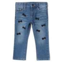 【22%OFF】ミニリボンつきデニムパンツ