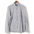 ワイドカラーストライプロングスリーブシャツ 4 バーバリーブラックレーベル 01000467 BURBERRY BLACK LABEL ブルー メンズ