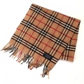 英国チェックマフラー バーバリーズ 17635 キャメル メンズ レディース