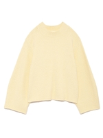 【emmi atelier】ボリュムスリーブニットプル/YEL