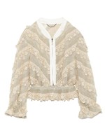 バイアスレースブルゾン/OWHT