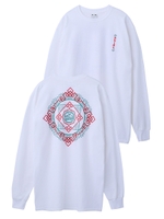 CHINESE EMBLEM L/S BIG TEE/ホワイト