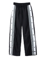 PANELED TRACK PANTS/ブラック