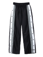 PANELED TRACK PANTS/ブラック