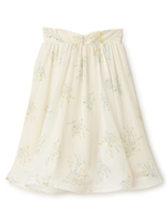 キカガラサテンフラワーボリュームスカート/ラベンダー