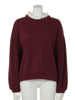 コビニャーハイネックフェイクプル/ブラック