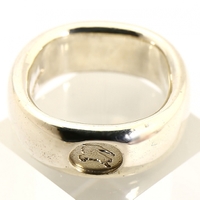 ロゴリング 19583 バーバリーブラックレーベル シルバー メンズ