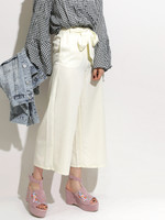 WEGO/リボンクロップドワイドパンツ