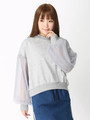 WEGO/チュールスリーブスウェット