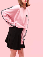 WC/フラッグチェックテープスウェット