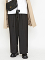 WEGO/ストレッチベルトワイドスラックス