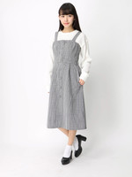 WEGO/チェックロングワンピース