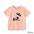 DISNEYフロッキープリントTシャツ