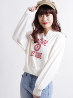 WEGO/カレッジプリントリメイクスウェット