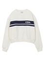 PIT CREW SHORT SWEAT TOP/ホワイト