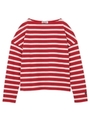 STRIPED TOP/レッド