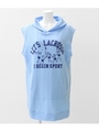 【Sandie anap】「LET’S LACROSSE」フーディーワンピース/サックスブルー(020)