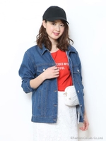 オーバーサイズGジャン/ライトブルー