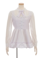 ギンガムAラインTOPS/ピンク