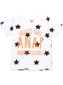 【ANAP KIDS】ジェルロゴ星柄Tシャツ/ホワイト(001)