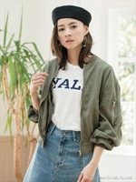 綿麻ヘリンボーンＭＡ−１/カーキ