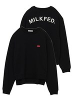 BACK STENCIL BIG SWEAT/ブラック