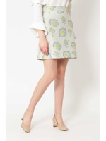 ◆ミーシャジャガードフラワースカート/MIDNIGHT(120)