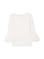 バルーンリブジュエルニット/ホワイト(030)