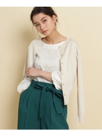 【WEB限定カラーあり】ベーシックカーディガン/ライトベージュ(051)