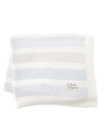 ’スムーズィー’4ボーダーブランケット/PNK