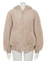 ボアパーカー/ベージュ