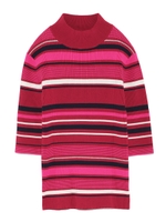 マルチリブニットプルオーバー/WHT