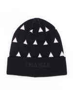 【CRUCE anap】図形ポイントニットワッチキャップ/ブラック(027)