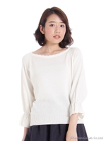 R/T/N花粉UVフレアー袖/ピンク