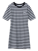 STRIPED BASIC TEE DRESS/レッド