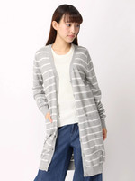 カラーロングカーディガン