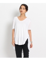 サイドスリットテールプルオーバー/ホワイト(001)