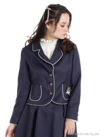 スワローテールテーラードジャケット/クロ