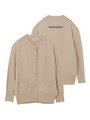 BACK LOGO KNIT CARDIGAN/ベージュ
