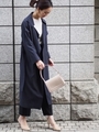 JOC R/C/P ツイルバイオ ベルトコート / 春コート / スプリングコート/NAVY